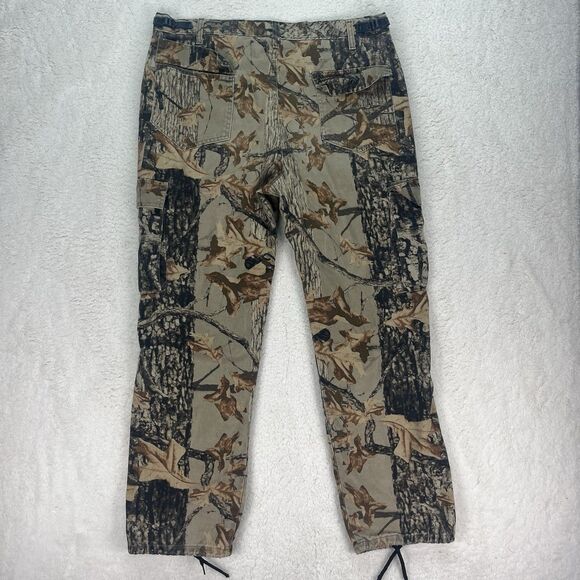 Vintage 90s Commander 38x31 Tie Cuff Sniper Camouflage Cargo Hunting‎ Pants - Picture 8 of 8